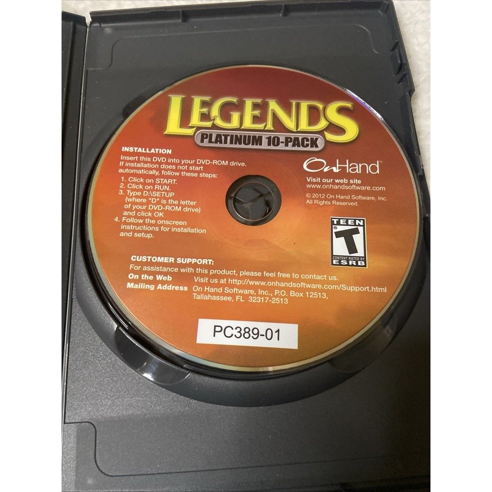 Legends Platinum PC CD ROM 10 Pack Clutter‎ Hidden Magic The Dragon Dance - Picture 3 of 7